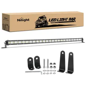 Nilight B0cwxw61vf 25 Inch 72w Ultra-slim Led Light Bar Spot Flood Combo Fog Off-road