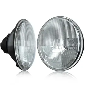 Nsdxct B0d2xgcfmt 7 Inch Led Glass Headlight Round Lens Housing Halogen High And Beam