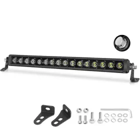 Offroadtown B0f7l4rh5z 18 Inch Single Row Led Light Bar 160w 3d Spot Off Road Driving