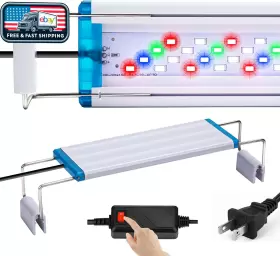 Oltraman 754460154314 Led Aquarium Sturdy Super Bright Aluminium 8w Energy-saving 24led Light
