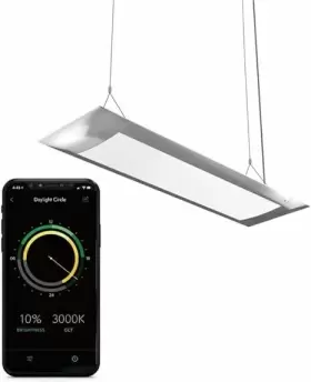 Onf Mps-aq63470bb201a Flat One 24 Inch 24/7 Automated Led Aquarium Light 3000-6500k Yellow White