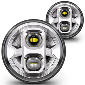 Online Led Store B0cns92lhx True Mods 7 Inch Headlights Round H6024 2d1 Chrome High Online Led Store B0cns92lhx True Mods 7 Inch Headlights Round H6024 2d1 Chrome High