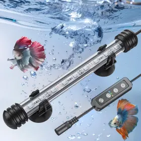 Pawfly 313032499415 1.8 W Aquarium Led Light 7.5 Inch Underwater Fish Tank With Timer A
