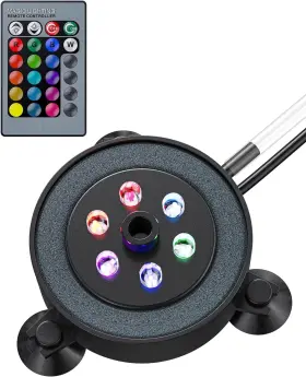 Pawfly 313049872829 Aquarium Air Bubble Led Light Fish Tank Underwater Multi-colored Bubbler