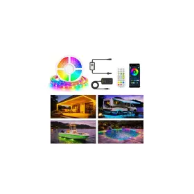Phosfera Qh938456 12v Rgb Ic Dream Color Chasing Aquarium Led Strip Lights 10.5ft App And Remote