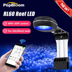 Popbloom Rl80 Rl60 Marine Reef Led Aquarium Light Coral Saltwater