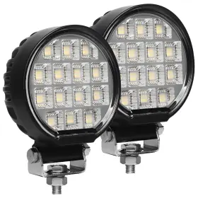 Primelux B0d3pgqym3 4.6 Inch 168w 13000lm Led Tractor Lights 2pcs Ip67 Waterproof Round
