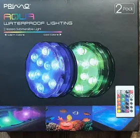 Primo 8913 Aqua Underwater Lighting With Remote Waterproof For Aquariums Primo 8913 Aqua Underwater Lighting With Remote Waterproof For Aquariums