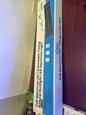 Qlife Hl-3230 -3230 Aquarium Light Multi-color Full Spectrum 18-24 Inch Fish Tank New