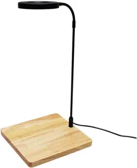 Qwlwbu 16201961270975 Led Aquarium Light 360 Degree Full Spectrum With Bamboo Board 10w Nano