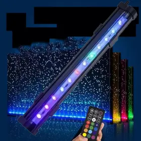 Reirqie 483261976323 Submersible Aquarium Light Led Air Bubble Rgb Col