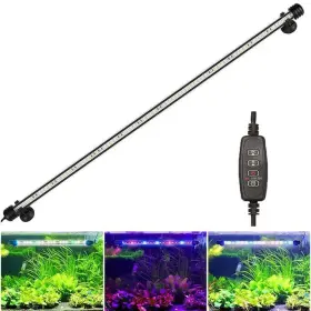 Reirqie 488451158824 Submersible Aquarium Light Underwater Fish Tank With Timer Auto