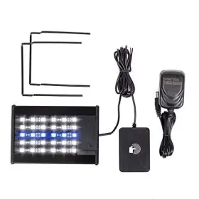 Repti Zoo B07kn1bf22 Terrarium Light With Day And Night Modes Reptile Led Hood For
