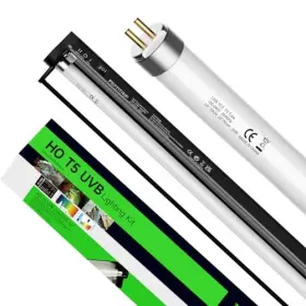 Reptitrip B0dzwvcckx T5 Uvb Reptile Light 10.0 Ho Combo Kit Adjustable Brightness And Uva