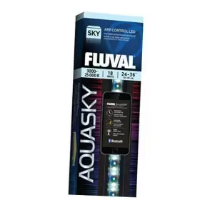 Rolf C. Hagen Usa Corp. 705353348266 Fluval Aquasky 2.0 Bluetooth Led Aquarium Light 27w 36 48 Inch Rgb 6500k Whit