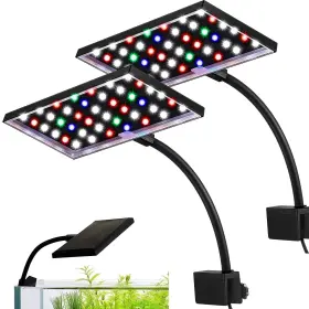 Rossesay Xuu-rossesay-0897 2 Pack Fish Tank Light Clip On Led Aquarium 12w 42 Leds Assemble Aquari Rossesay Xuu-rossesay-0897 2 Pack Fish Tank Light Clip On Led Aquarium 12w 42 Leds Assemble Aquari