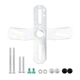 Rtnlit Las A0a 4 Inch Light Fixture Mounting Bracket Universal Chandelier Crossbar 1 Pack