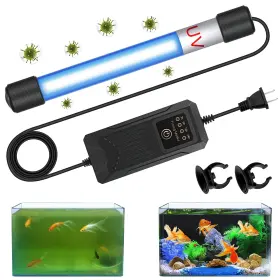 Rutloy 13w-t Aquarium Clean Light 13w Algae Bloom With Timer Submersi