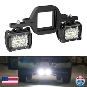 Ryanstar Racing B093pv8bbr Tow Hitch Led Lights 2 Pcs 4 Inch 60w Pods2.5