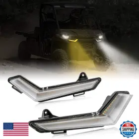 B08X73NCV2 SAUTVS Led Turn Signal Fang Lights Drl Daytime