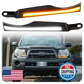 Sdtssyve B0dgdg32xr Daytime Running Lights Led Fog For Toyota Tacoma 2005 2006 2007