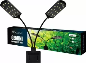 Senzeal 680904748958 X7 Gemini Double Head Aquarium Light Fish Tank Us 15w 32 Led P