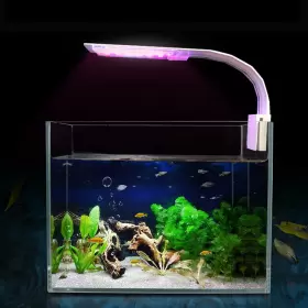 Senzeal 769135332539 M280 Aquarium Led Light 12w 24 Fish Tank Clip On For 8-15