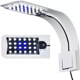 Seven Master 784135218034 Aquarium Clip-on Led Light Clamp Fish Tank White