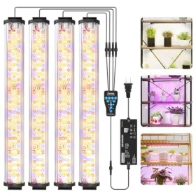 Shenzhenshi Mingfengkeji Youxiangongsi Bl-80w-rbcw Grow Light 4x 20w Strips Aluminum Dimmer And Time Settings 16 Inch
