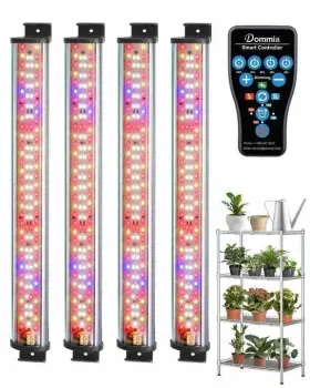 Shenzhenshi Mingfengkeji Youxiangongsi Dm-80pro Led Grow Light 80w Dimmable 4-strip Multi-colored Naturalwhite18h