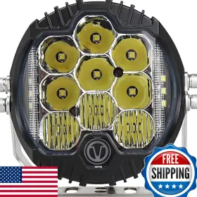Shnjauto B0dd3c7v87 7 Inch 90w Led Driving Light Compatible Wrangler Off Road Vehicle Atv