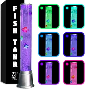 Shop Lc 313032740746 Electric Fake Fish Tank Aquarium Lamp With 6 Led Glowing Colors Changin
