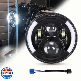 Sktyants B07gslfz5c 7 Inch Led Headlight Drl Left/right Turn Signal Lights For Motorcycle Sktyants B07gslfz5c 7 Inch Led Headlight Drl Left/right Turn Signal Lights For Motorcycle