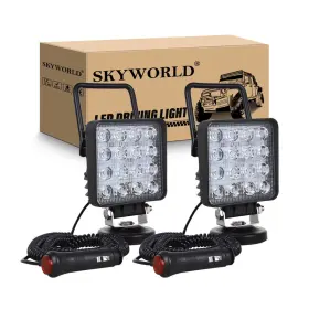 B09H5S2NN5 SKYWORLD Magnetic Mount Led Light Square Flood