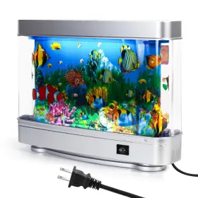 Soobeeke Sbk-lam-c121-1 Fake Fish Tank Baby Aquarium - Artificial Lamp With Moving Tropical Fish