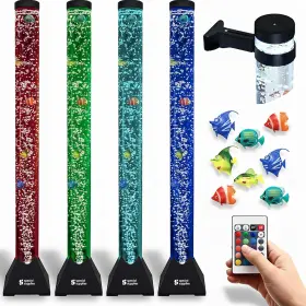 Special Supplies 445038960958 Aquarium Sensory Fish Bubble Light Tube With 16 Led Color Chang