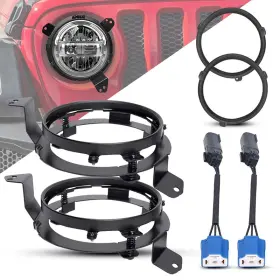 Spl B07kjznm7p All-directional Adjustment Left Right Headlight Mounting Brackets Adapters Spl B07kjznm7p All-directional Adjustment Left Right Headlight Mounting Brackets Adapters