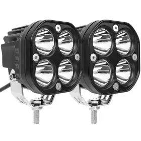 Sufemotec B0861262r7 White Led Pods 3 Inch 40w Cube Lights 12v 24v Off Road Car Truck Boat Atv Utv Suv