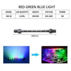 Supreme-goodsoutlet 726084675872 Aquarium Light Led Waterproof Fish Tank Underwater Lamp Aquariums Dec Supreme-goodsoutlet 726084675872 Aquarium Light Led Waterproof Fish Tank Underwater Lamp Aquariums Dec