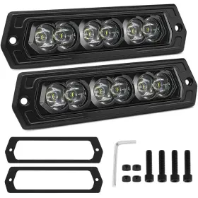 Swatow Industries B0dk16w4bd Flush Mount Pod Lights 7 Inch 60w Cree Led Light Bar