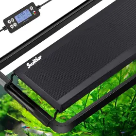 Switior 726084930360 24/7 Led Aquarium Light Ip68 Waterproof Extendable Bracket Fish Tank With