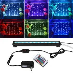 Szminiled Szmnlfia1004us23 9.05 Inch Submersible Aquarium Light Fish Tank With Air Bubble Hole R