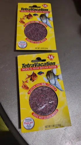 T Tra 046798771500 Tetra Vacation 14-day Feeding Block For Tropical Fish Lot Of 2. New 2b