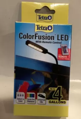 T Tra 046798783602 Tetra Led Light Bar For Aquarium With Remote Control Up To 4 Gallons Fish Tank