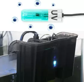 Tararium 691040885032 Aquarium Lamp 3w Mini Fish Tank Clean Green Light Submersible Use In Filter Area