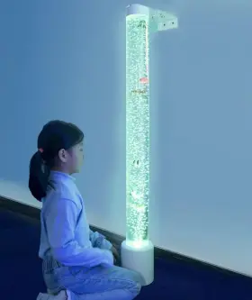 Tenmind 313035935989 4ft Bubble Tube Lamp Wall Mountable Aquarium Column With Remote And 8 Color Chang