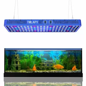 Tmlapy P200-1 200watt Aquarium Light Led Fish Tank Lights Multiple Lighting Modes