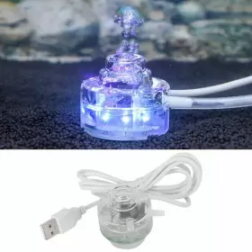 Topincn Topincnb5yc27hpfz711 Aquarium Led Light Colorful Fish Tank Submersible Lamp Aerat