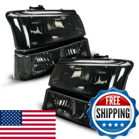 Torchbeam B0cw37l4lc Headlight Assembly Replacement For 2003-2006 Silverado 1500/2500
