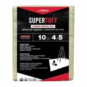 Trimaco 51125 Drop Cloth 32 Mil Cotton Canvas 5 Ft L